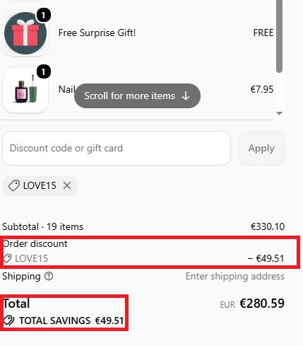 Tuesdayinlove 15% off coupon